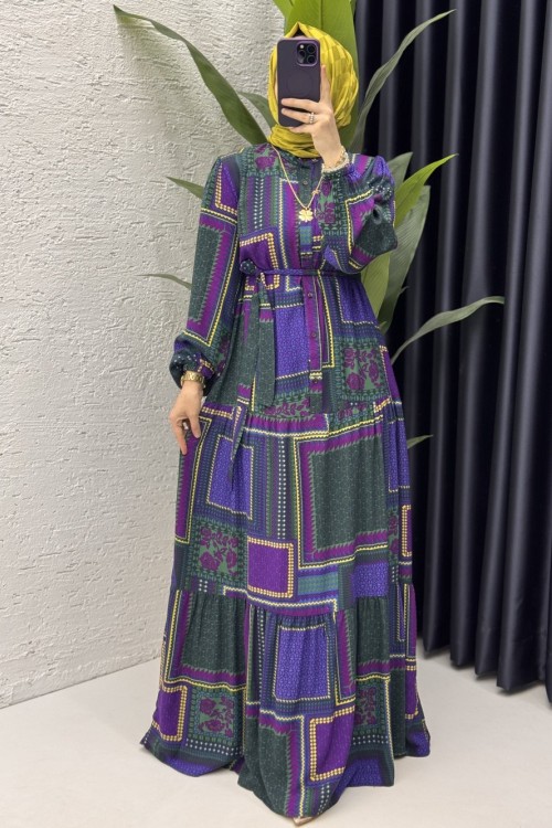 Fidan Elbise Tesettür Giyim Zümrüt