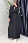 Fulya Elbise Tesettür Giyim  Siyah