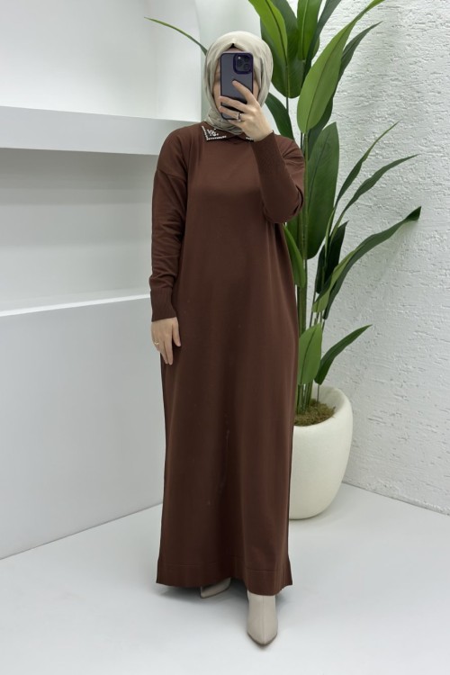 Gaye Elbise Kahverengi