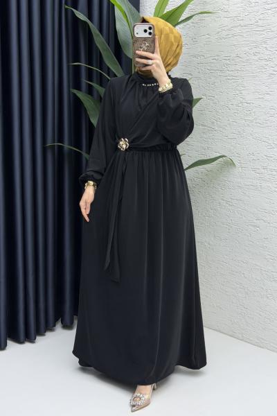 Jülide Elbise Tesettür Giyim Siyah