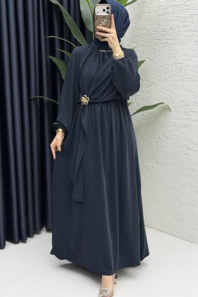 Jülide Elbise Tesettür Giyim Lacivert