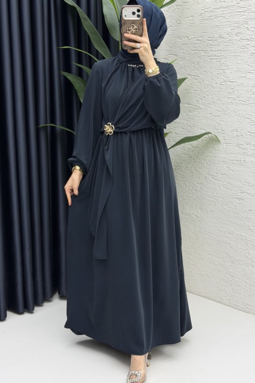 Jülide Elbise Tesettür Giyim  Lacivert