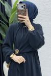 Jülide Elbise Tesettür Giyim  Lacivert
