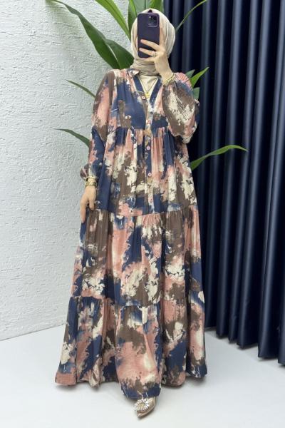 Kardelen Elbise Tesettür Giyim Gül