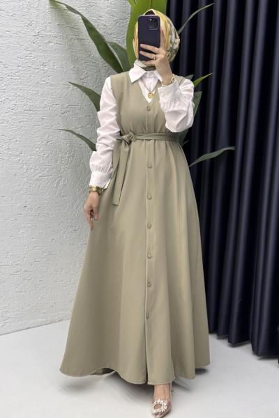 Lamia Jile Tesettür Giyim Yeşil