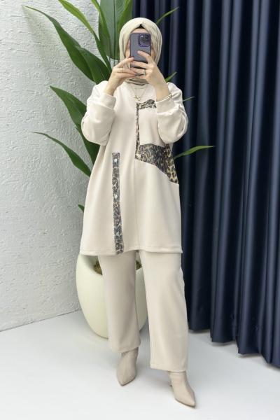 Leopar Takım Taş Rengi
