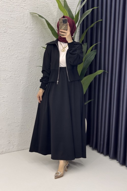 Liyan Etekli Takım  Siyah