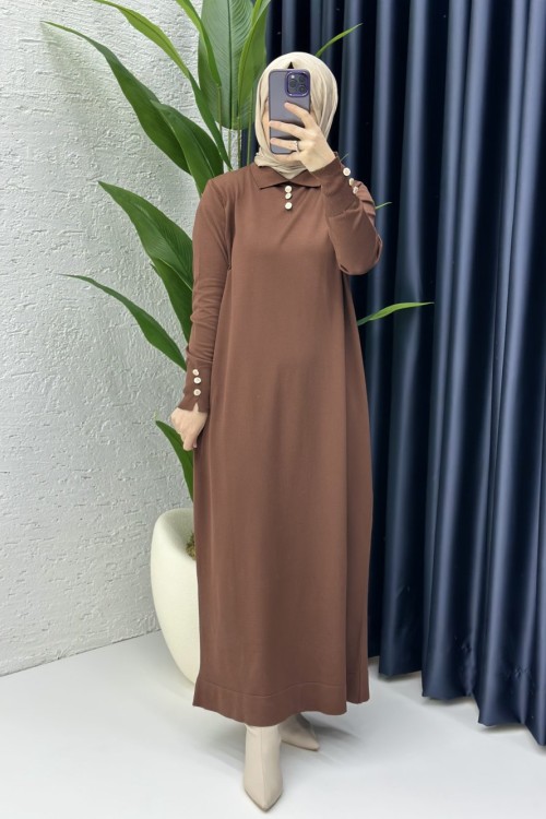 Mihrimah Elbise Kahverengi