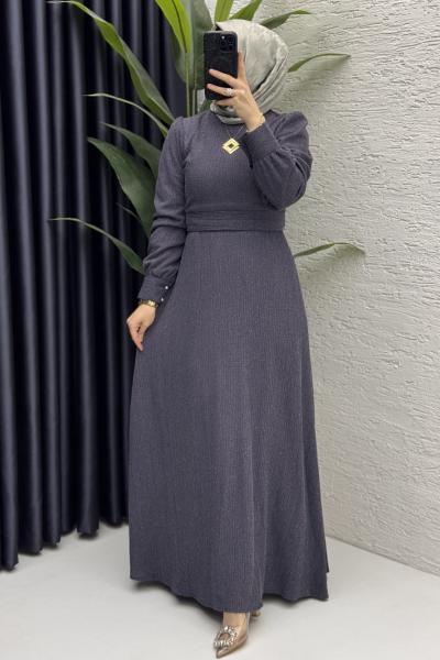 Miray Elbise Tesettür Giyim  Füme