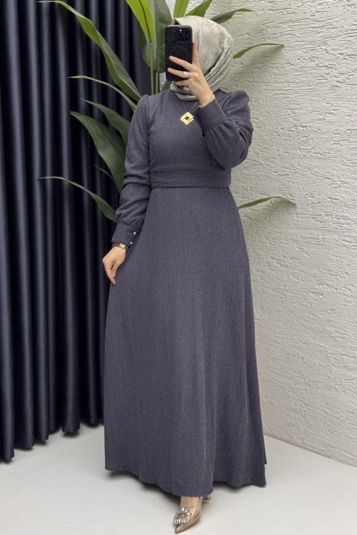 Miray Elbise Tesettür Giyim  Füme