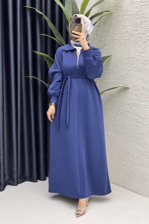 Nare Elbise Tesettür Giyim  Lacivert