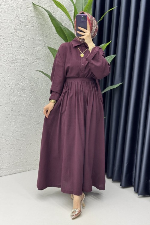 Nida Etekli Takım Mürdüm