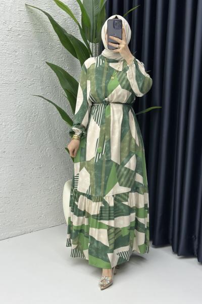 Özgen Elbise Yeşil