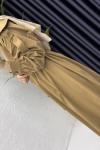 Rabia Trench Tesettür Giyim  Toprak
