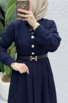 Reyyan Elbise Tesettür Giyim  Lacivert