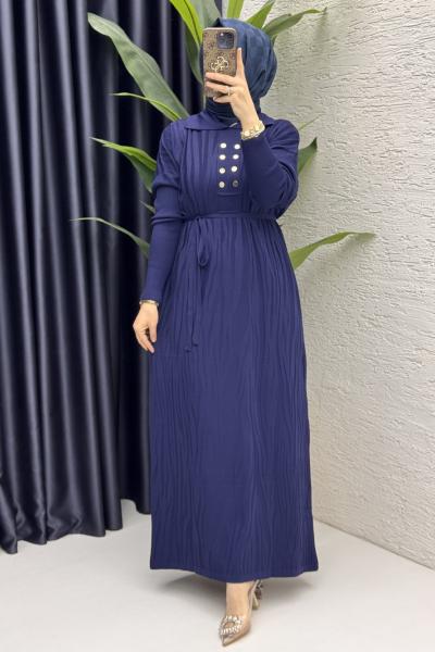 Seher Elbise Tesettür Giyim  Lacivert