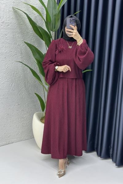 Şehrazat Takım Bordo