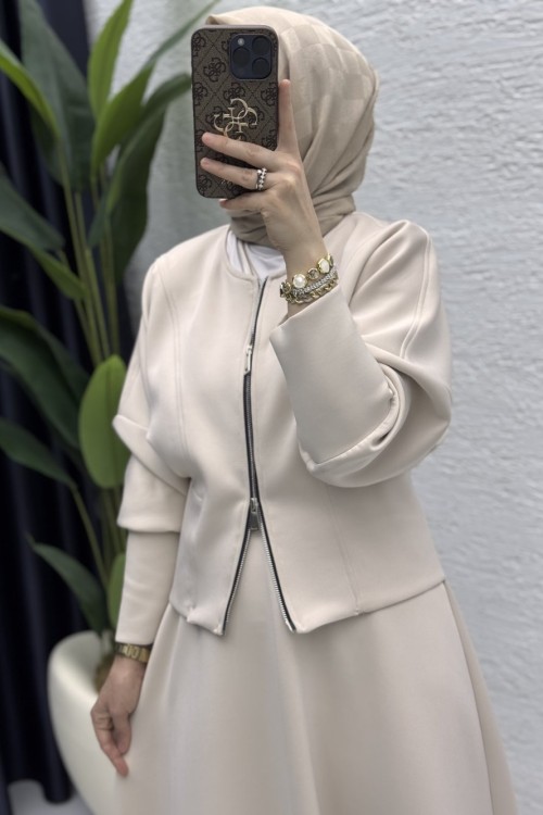 Selen Etekli Takım Taş Rengi