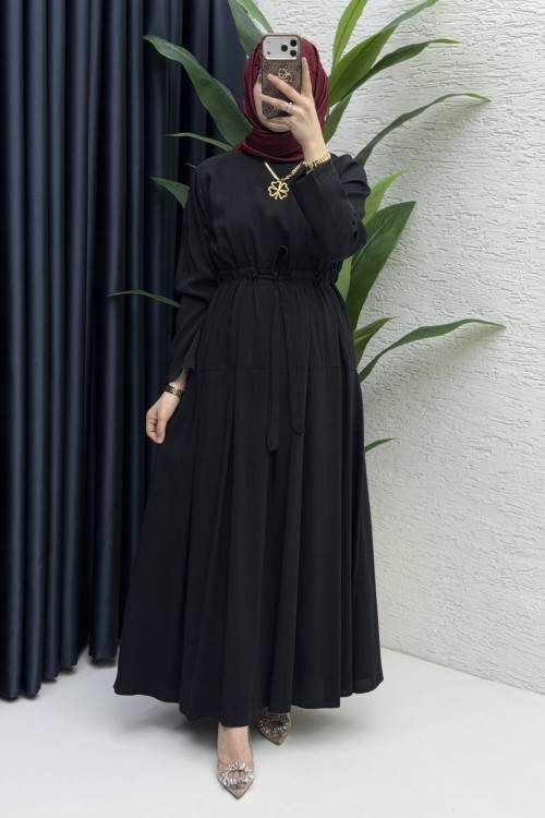 Selvi Elbise Tesettür Giyim  Siyah