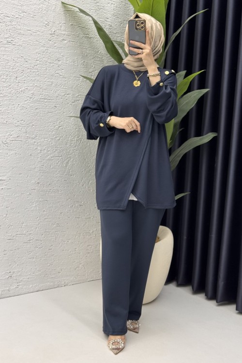 Sema Takım Tesettür Giyim  Füme