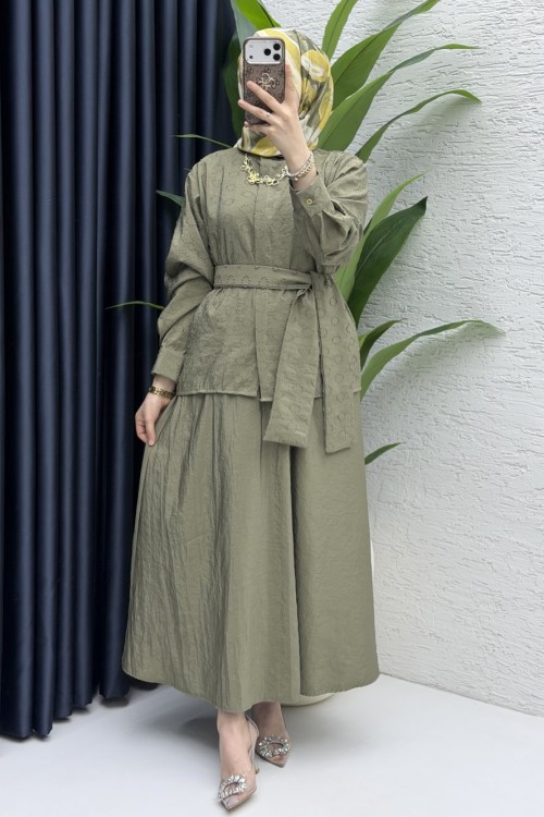 Seniha Etekli Takım Haki