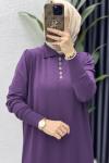 Seray Elbise Tesettür Giyim  Mor