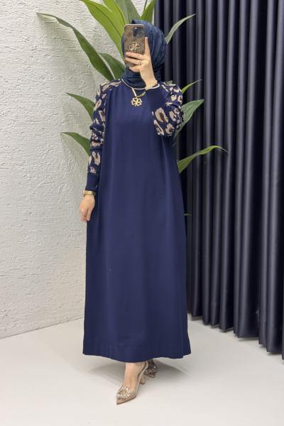 Serra Elbise Tesettür Giyim  Lacivert