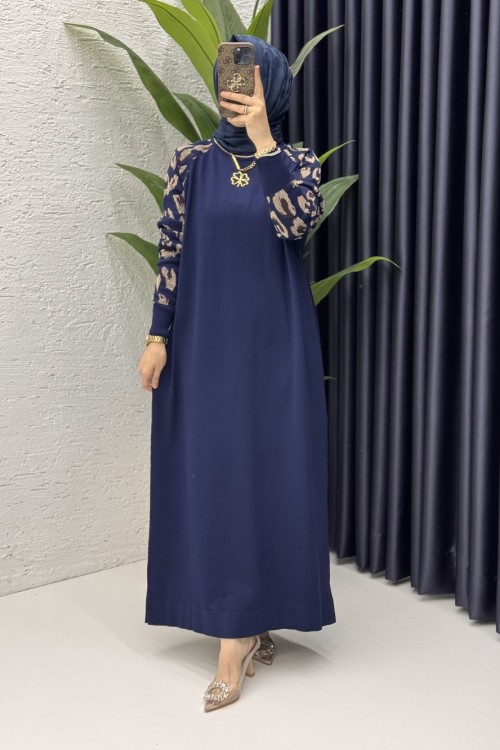 Serra Elbise Tesettür Giyim  Lacivert