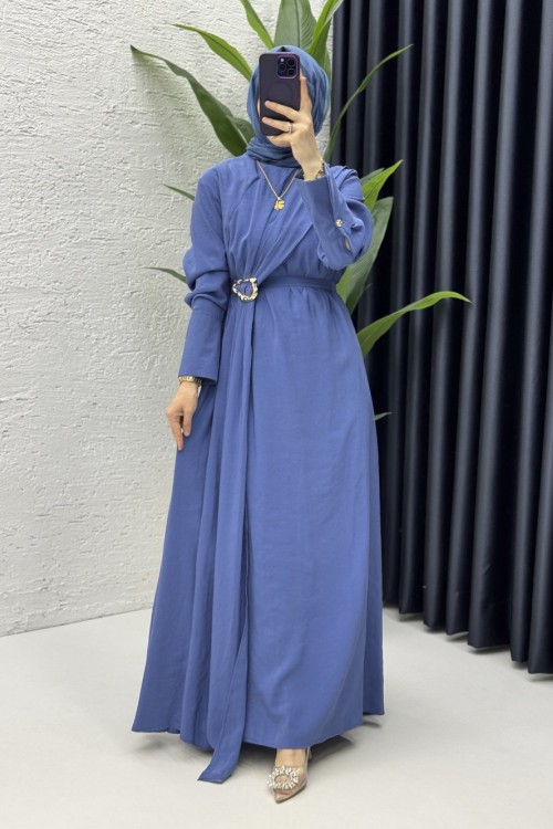 Sevde Elbise Tesettür Giyim İndigo
