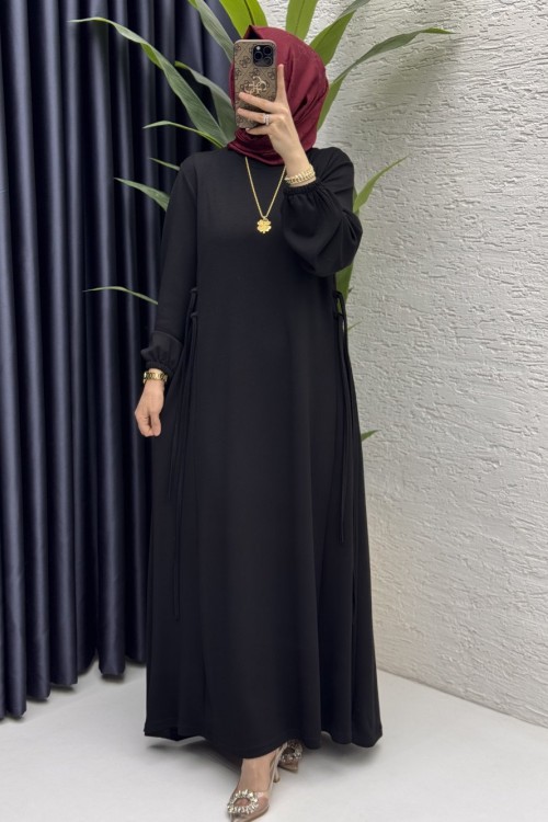 Şeyma Elbise Tesettür Giyim  Siyah