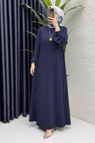 Şeyma Elbise Tesettür Giyim Lacivert