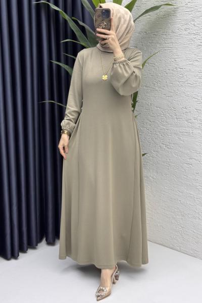 Şeyma Elbise Tesettür Giyim Yeşil