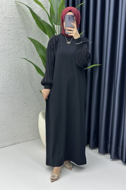 Simge Elbise Siyah