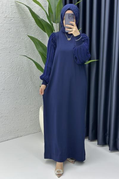 Simge Elbise Lacivert