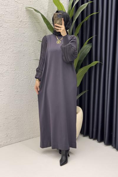 Simge Elbise Tesettür Giyim  Füme