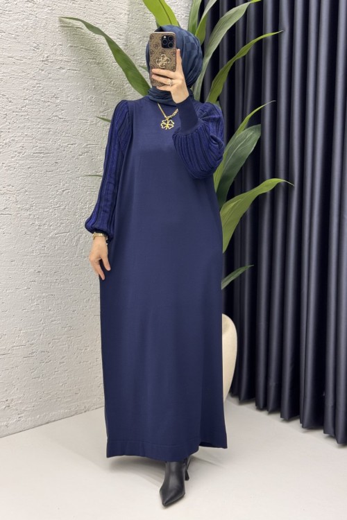 Simge Elbise Tesettür Giyim  Lacivert