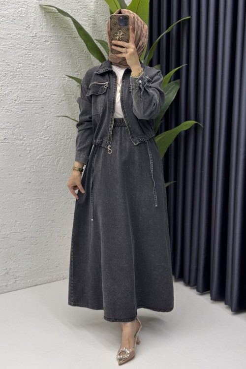 Şüheda Kot Takım Antrasit