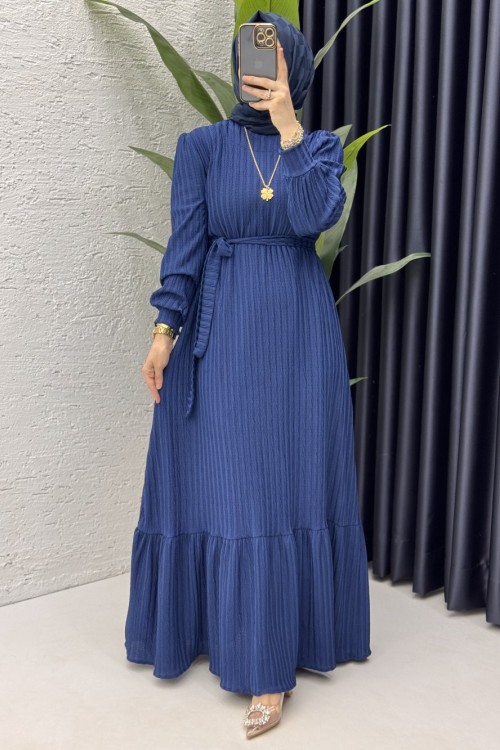 Sultan Elbise Tesettür Giyim  Lacivert