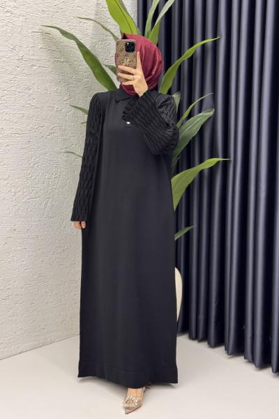 Umay Elbise Tesettür Giyim Siyah