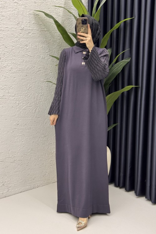 Umay Elbise Tesettür Giyim  Antrasit