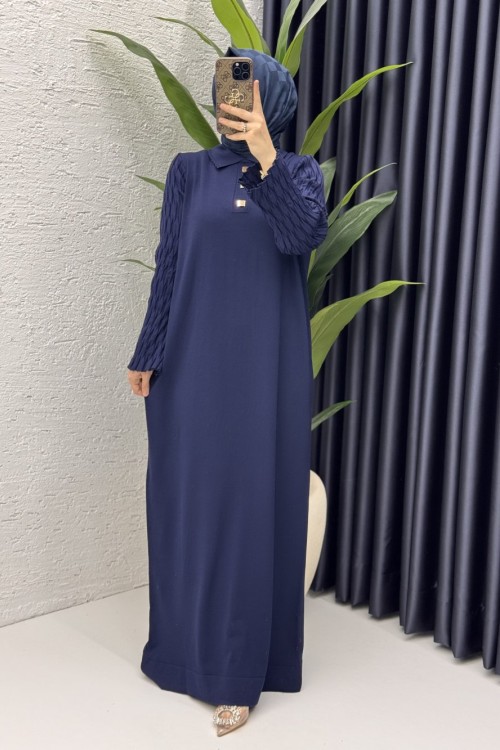 Umay Elbise Tesettür Giyim  Lacivert