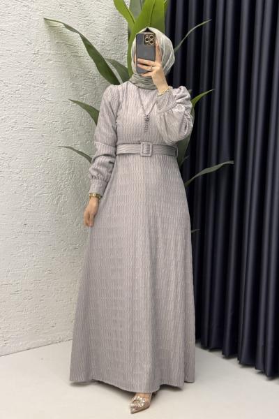 Vildan Elbise Tesettür Giyim  Gri
