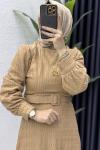 Vildan Elbise Tesettür Giyim  Camel