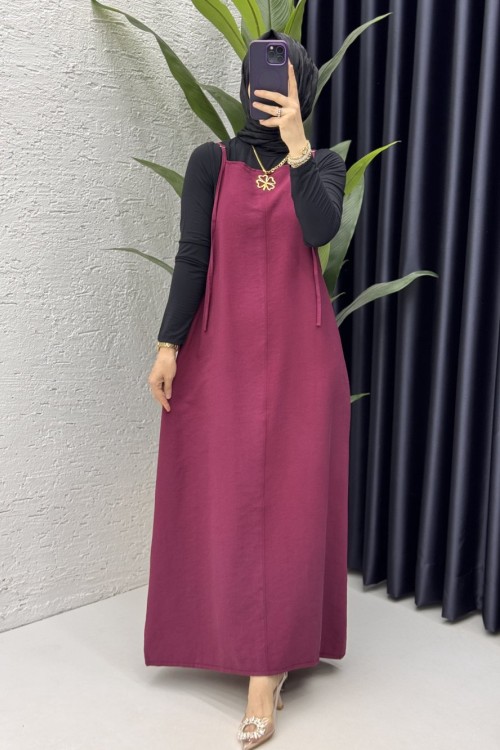 Yağmur Jile Tesettür Giyim Vişne