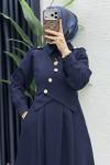 Zahidar Elbise Tesettür Giyim  Lacivert