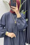 Zerda Elbise Tesettür Giyim  Lacivert